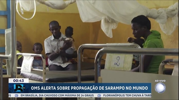 OMS alerta sobre a rápida propagação do sarampo em todo o mundo - JR 24H