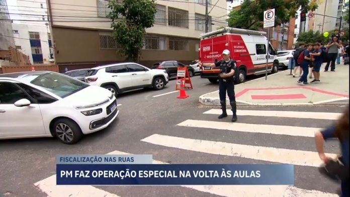 Polícia Militar inicia operação especial para o trânsito na volta às aulas em BH