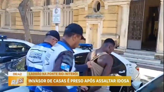 Policia prende criminoso após assaltar idosa na região metropolitana do Rio - Rio de Janeiro