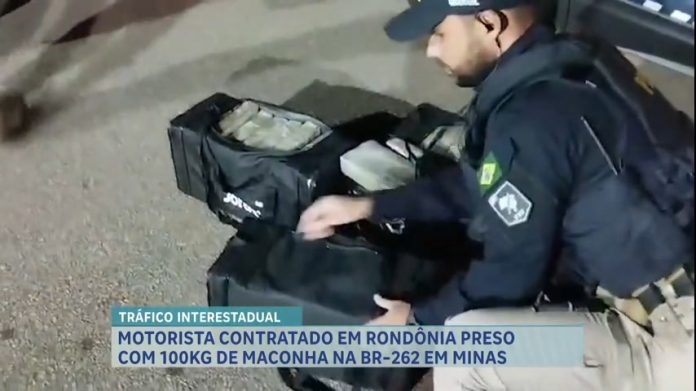 Polícia prende em flagrante suspeito por tráfico interestadual de drogas em MG