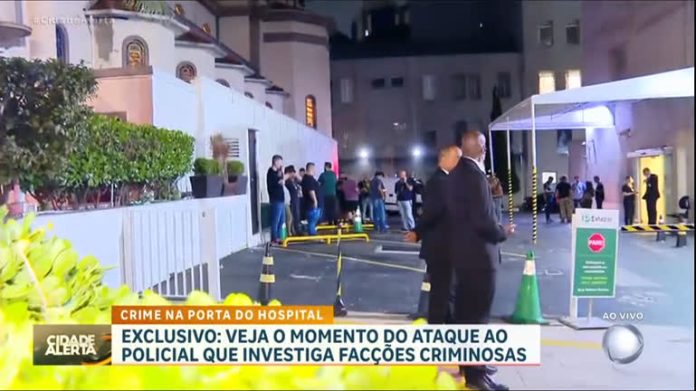 Policial Civil do Denarc passa por cirurgia após ser baleado na frente de hospital em SP - RecordTV
