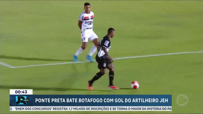 Ponte Preta vence Botafogo-SP com gol do artilheiro Jeh - JR 24H