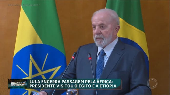 Presidente Lula encerra passagem pela África após visitar Egito e Etiópia - RecordTV