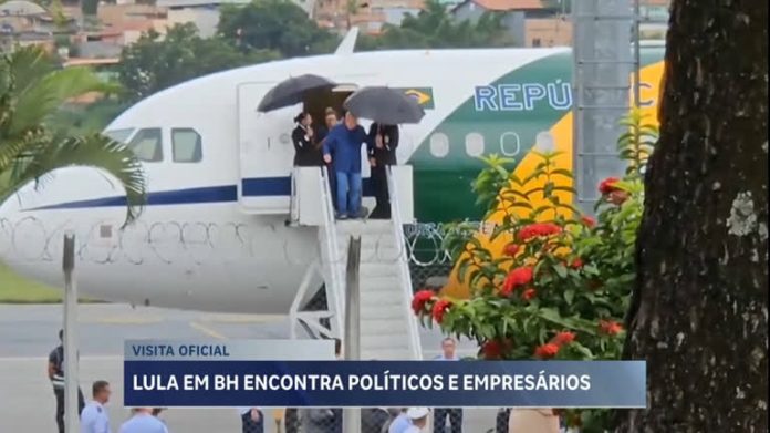 Presidente Lula (PT) está em Belo Horizonte para visita oficial e evento com empresários