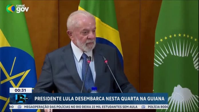 Presidente Lula viaja para a Guiana para participar da Comunidade do Caribe - JR 24H