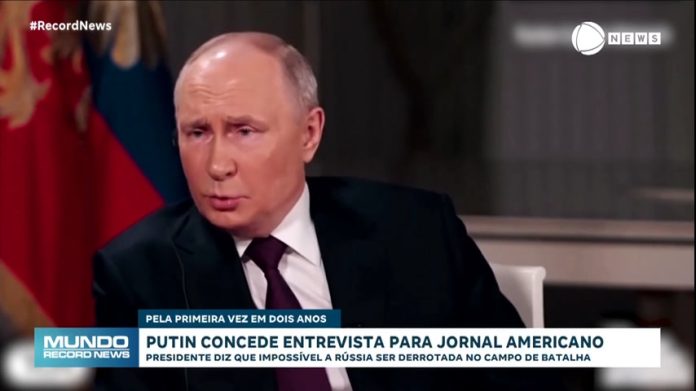 Putin dá entrevista pela primeira vez em dois anos e fala sobre a guerra contra a Ucrânia - Notícias