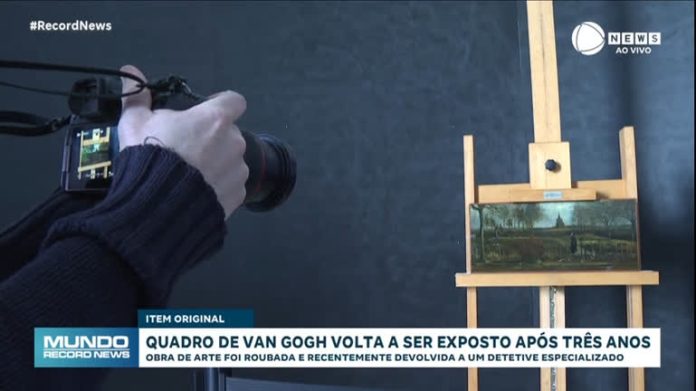 Quadro de Vincent van Gogh é exposto pela primeira vez após ter sido roubado há três anos - Notícias