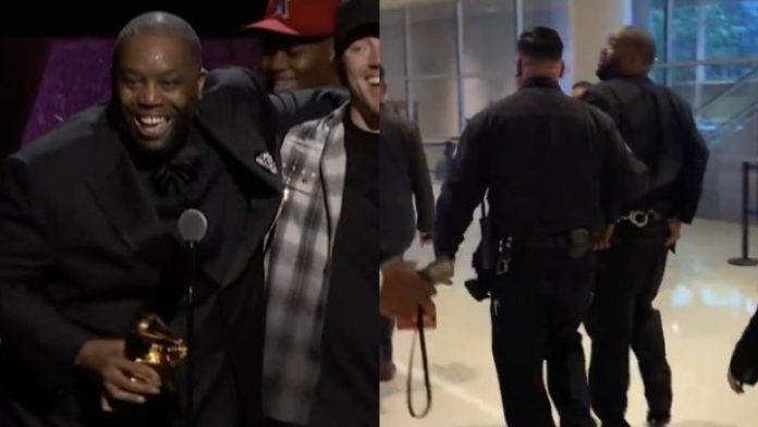 Rapper Killer Mike sai algemado do Grammy 2024 depois de ganhar três prêmios