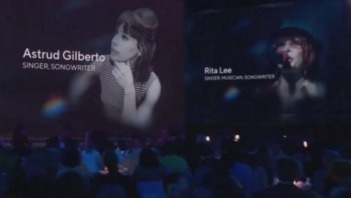 Rita Lee e Astrud Gilberto são lembradas no Grammy durante homenagem aos que se foram