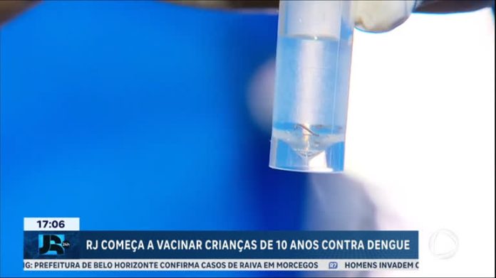 RJ começa a vacinar crianças de 10 anos contra a dengue - JR 24H