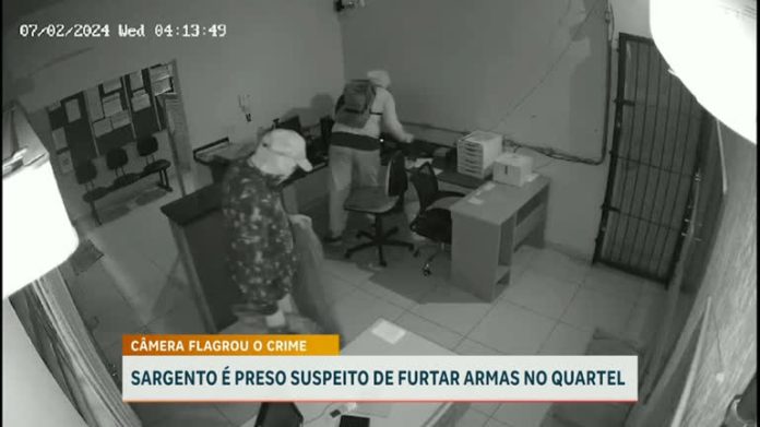 Sargento da PM é preso suspeito de furtar oito armas em presídio de Muzambinho (MG)