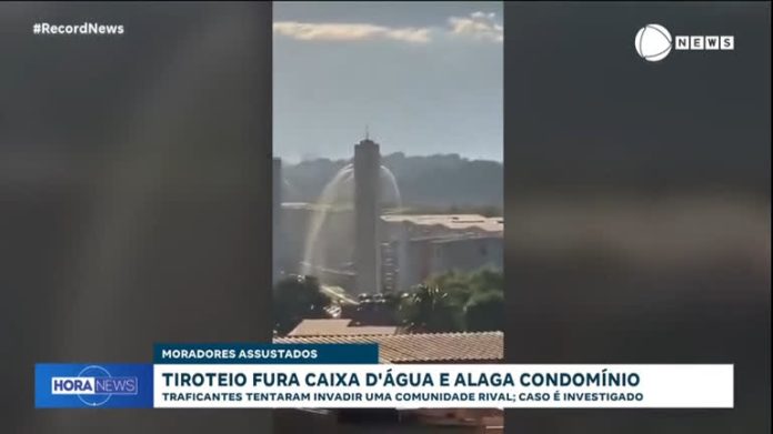 Tiroteio fura caixa d'água e inunda condomínio no Rio de Janeiro - Notícias