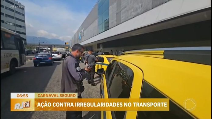 Transportes do Rio são fiscalizados em operação contra irregularidades - Rio de Janeiro