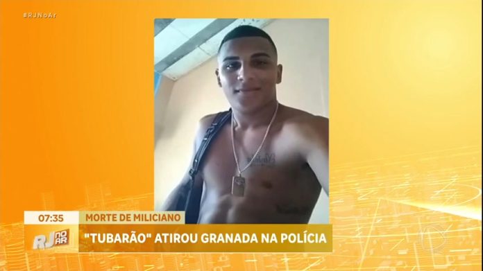 'Tubarão' atira granada durante confronto com a polícia na Baixada Fluminense - Rio de Janeiro