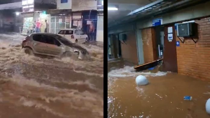 UnB alagada, carros arrastados e água dentro do ônibus: chuva causa transtornos no DF; veja vídeos - Notícias