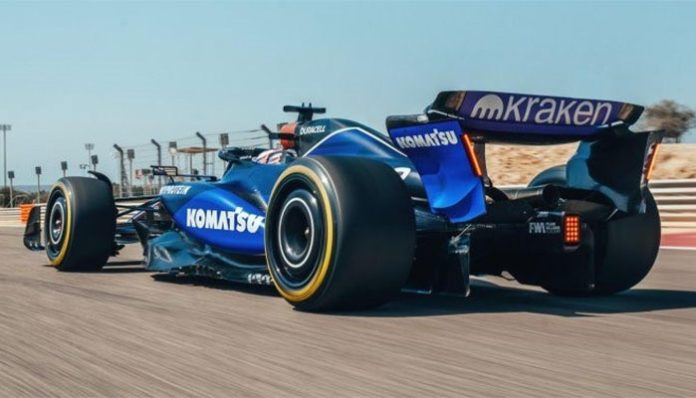 Williams divulga primeira imagem do FW46 na pista