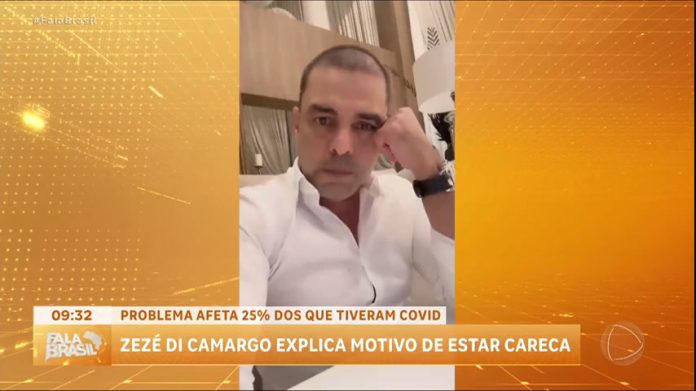 Zezé Di Camargo revela que perdeu cabelo após diagnóstico de Covid-19 - RecordTV