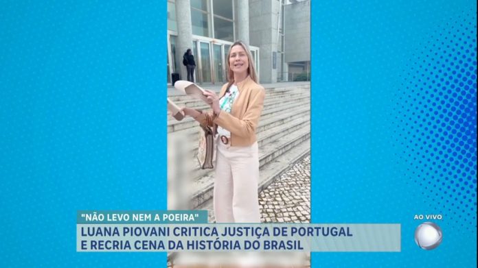 A Hora da Venenosa: Luana Piovani critica Justiça de Portugal e viraliza nas redes sociais