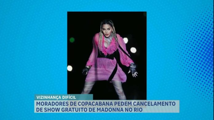 A Hora da Venenosa: moradores de Copacabana pedem cancelamento de show gratuito de Madonna no RJ