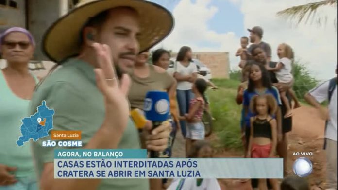 Bairro a Bairro: Cratera se abre e interdita casas em Santa Luzia (MG)