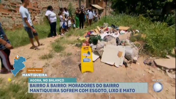 Bairro a Bairro: moradores denunciam esgoto em córrego na região de Venda Nova, em BH