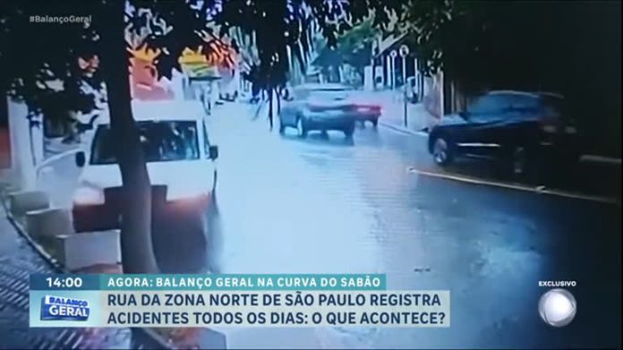 Balanço Geral visita rua conhecida como ‘curva do sabão’ na zona norte de SP - Balanço Geral