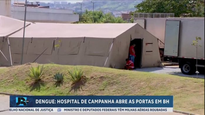 Belo Horizonte (MG) inaugura hospital de campanha destinado a pacientes com dengue - JR 24H