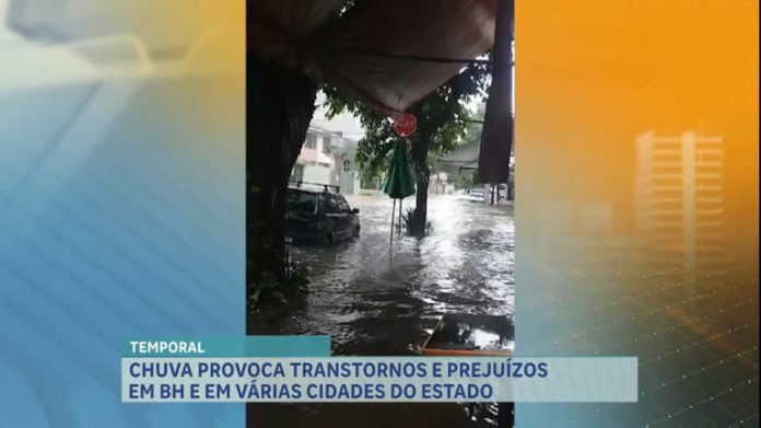 Chuva provoca transtornos e prejuízos em cidades de Minas Gerais