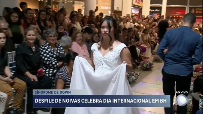 Desfile de noivas celebra dia internacional da síndrome de Down em BH