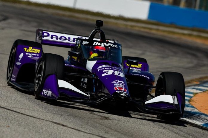 Em sua estreia na Indy pela RLL, Pietro Fittipaldi ganha troféu de maior escalada em St. Pete