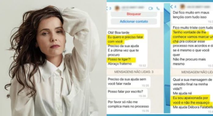 Exclusivo: veja mensagens que fã enviava a Débora Falabella enquanto perseguia atriz - Prisma