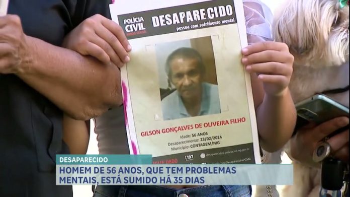 Família procura por morador de Contagem (MG) desaparecido há mais de 30 dias