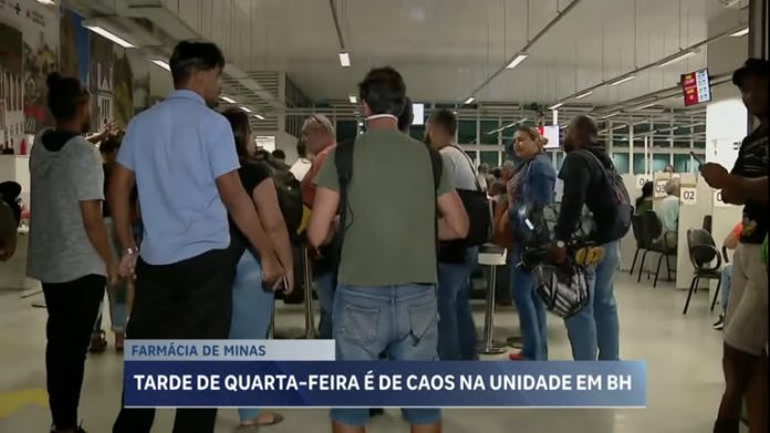 Farmácia de Minas vira um caos no bairro Carlos Prates em Belo Horizonte