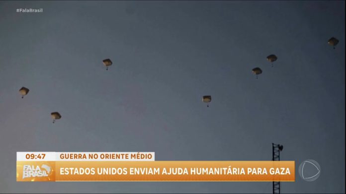 Guerra no Oriente Médio: EUA enviam ajuda humanitária para Gaza - RecordTV