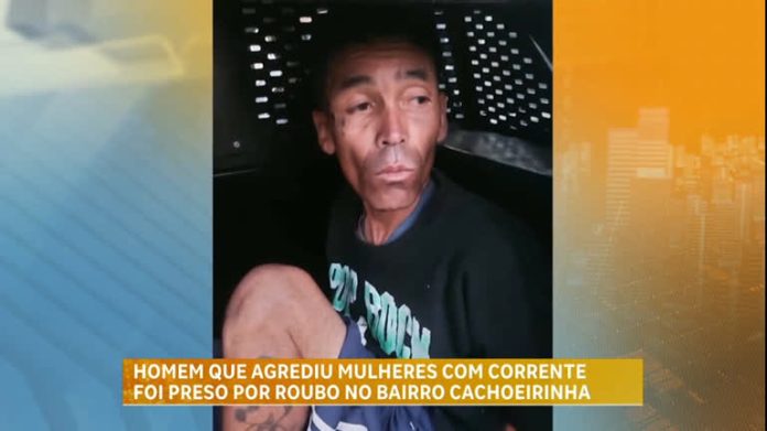 Homem conhecido como 'maníaco da corrente' foi preso em BH