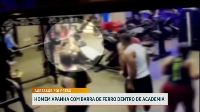 Homem fica ferido após ser agredido com barra de ferro em academia de Janaúba (MG)