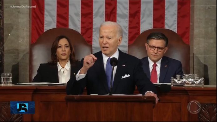 Joe Biden usa tom político e ataca Donald Trump no tradicional discurso do Estado da União - Notícias