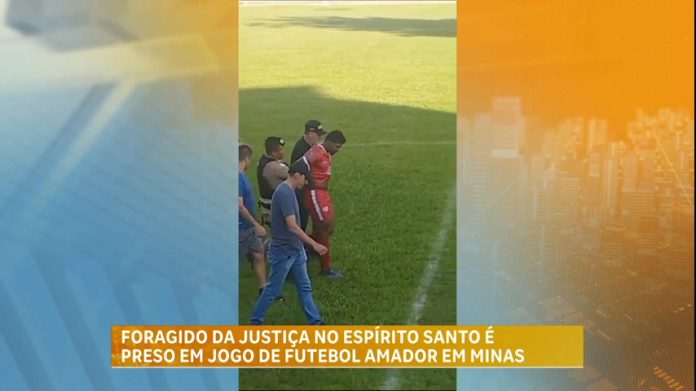 Jogador é preso durante partida de futebol amador em Mutum (MG)