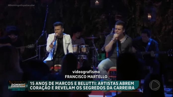 Marcos e Belutti relembram a trajetória de 15 anos de sucesso - RecordTV