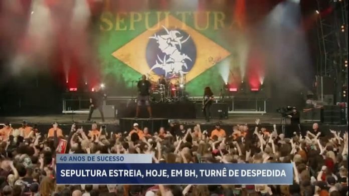 MGR na Cultura: banda Sepultura estreia turnê de despedida em BH