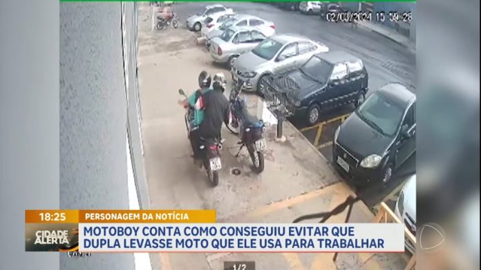 Motoboy conta como conseguiu evitar que dupla furtasse moto - Brasília