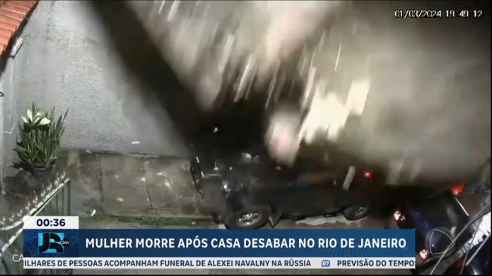 Mulher morre após casa desabar no Rio de Janeiro - JR 24H