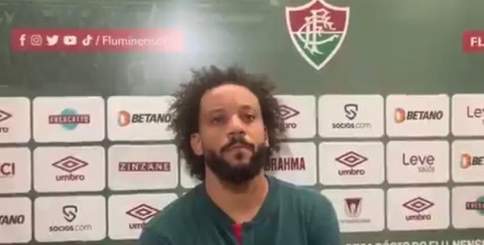 Na zona mista, Marcelo se irrita com pergunta de jornalista