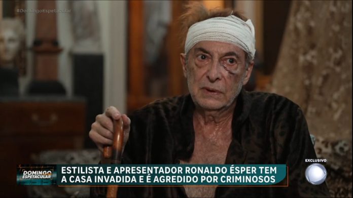 Notícia do Domingo : Ronaldo Ésper tem a casa invadida e é agredido por criminosos - Domingo Espetacular