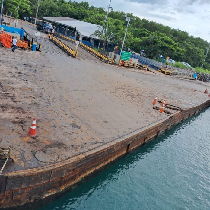 Obras de revitalização da Travessia São Sebastião - Ilhabela