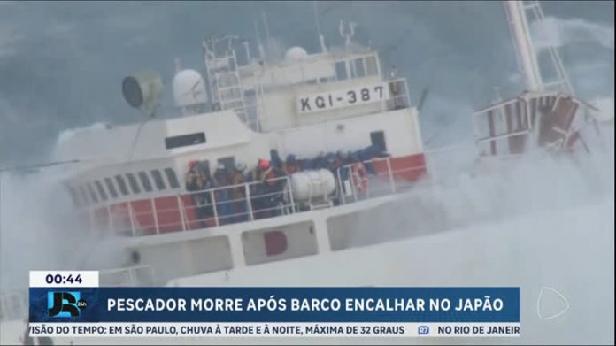 Pescador morre após barco encalhar no mar do Japão - JR 24H