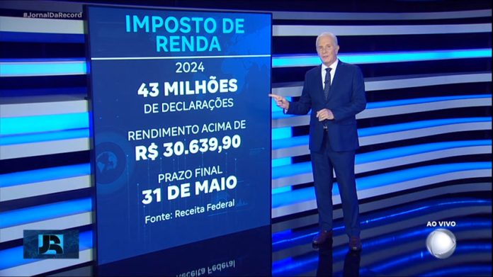 Prazo para entrega da declaração do Imposto de Renda começa nesta sexta (15)