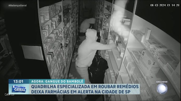 Quadrilha que rouba remédios aterroriza donos de farmácias em SP - RecordTV