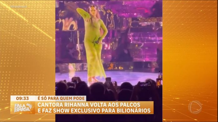 Rihanna faz show exclusivo para bilionários na Índia - RecordTV