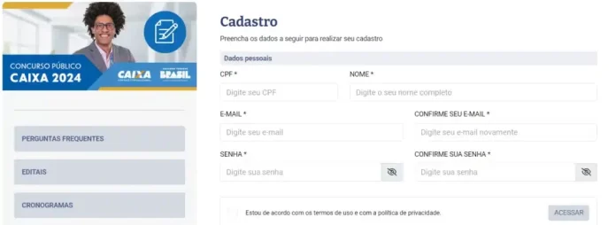 saiba como se inscrever no Concurso Caixa